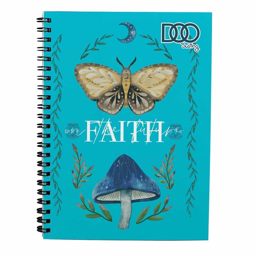Cuaderno Espiral Doble Aro de 100 Hojas Profesional Doble Raya F Smarty Doo 08294
