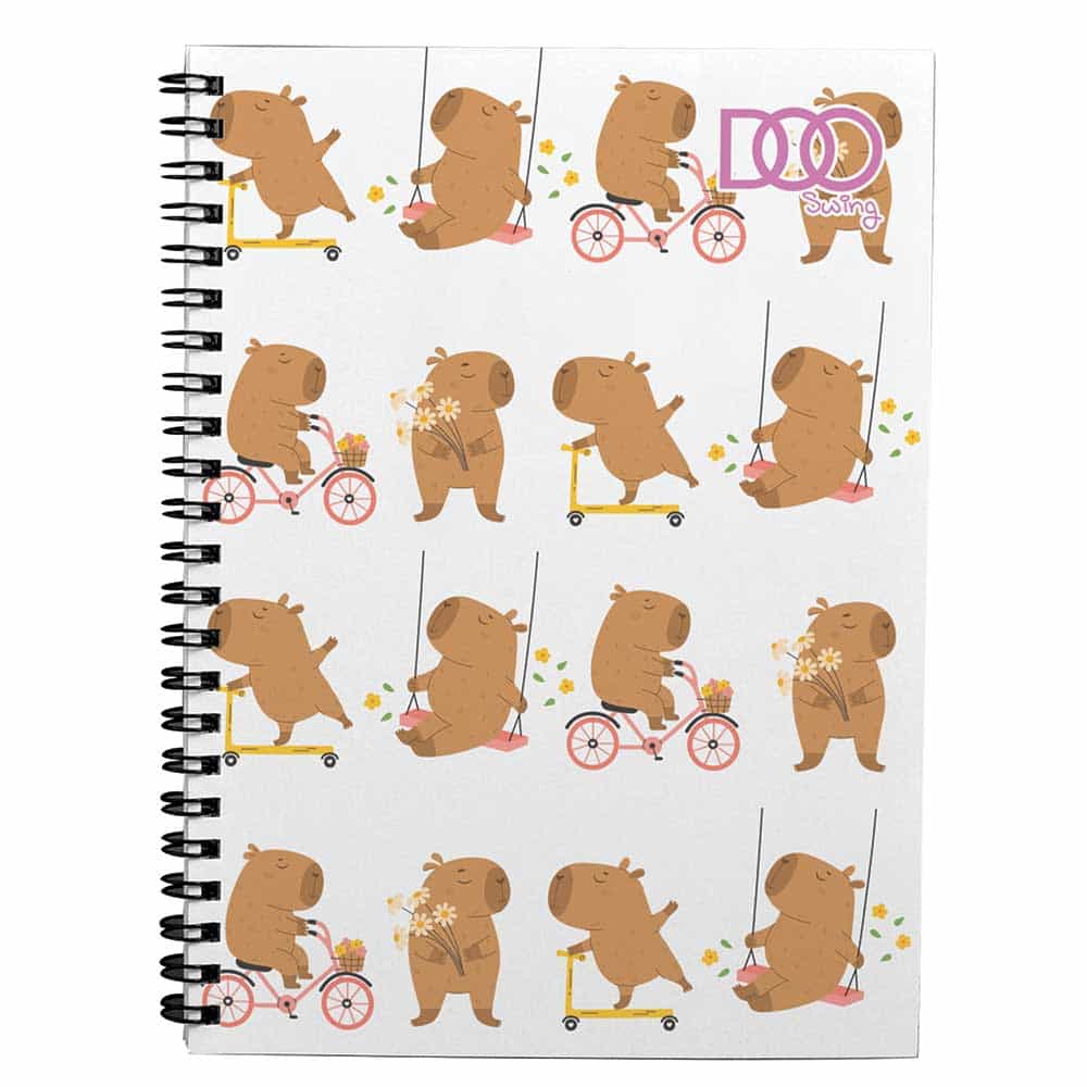 Cuaderno Espiral Doble Aro de 100 Hojas Profesional Blanco F Smarty Doo 08291